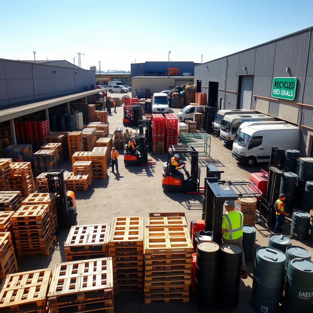 Thu mua pallet, thùng nhựa, thùng phuy